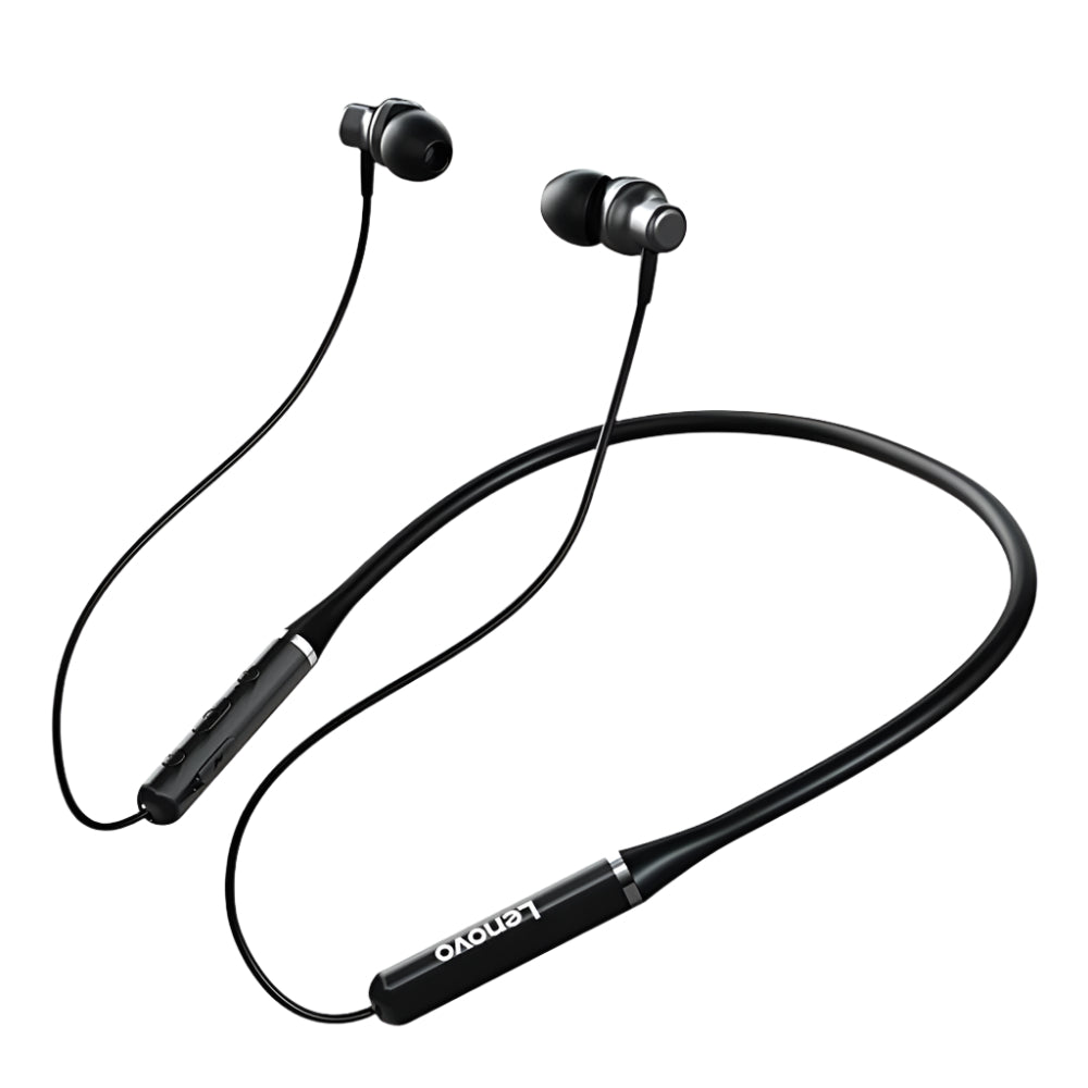 Lenovo He05x 2 Bluetooth 5.0 Earphones Hifi Magnetic Neckband Headset (black)